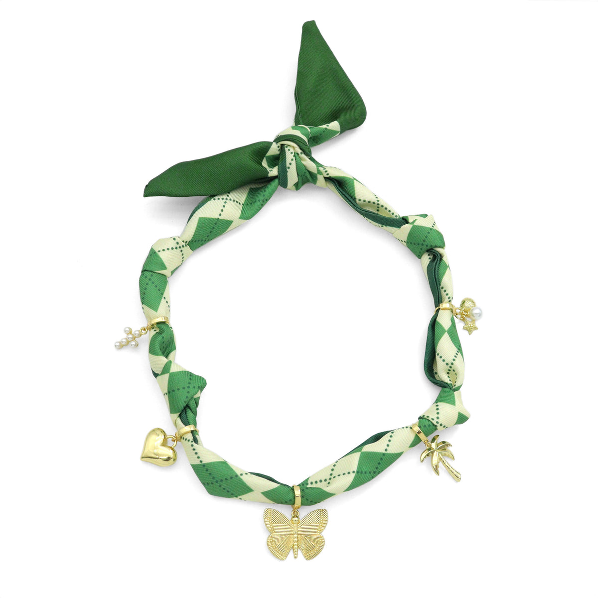 Convertible Scarf Necklace, Adjustable Silk Scarf Statement Necklace, sku#EF806-2