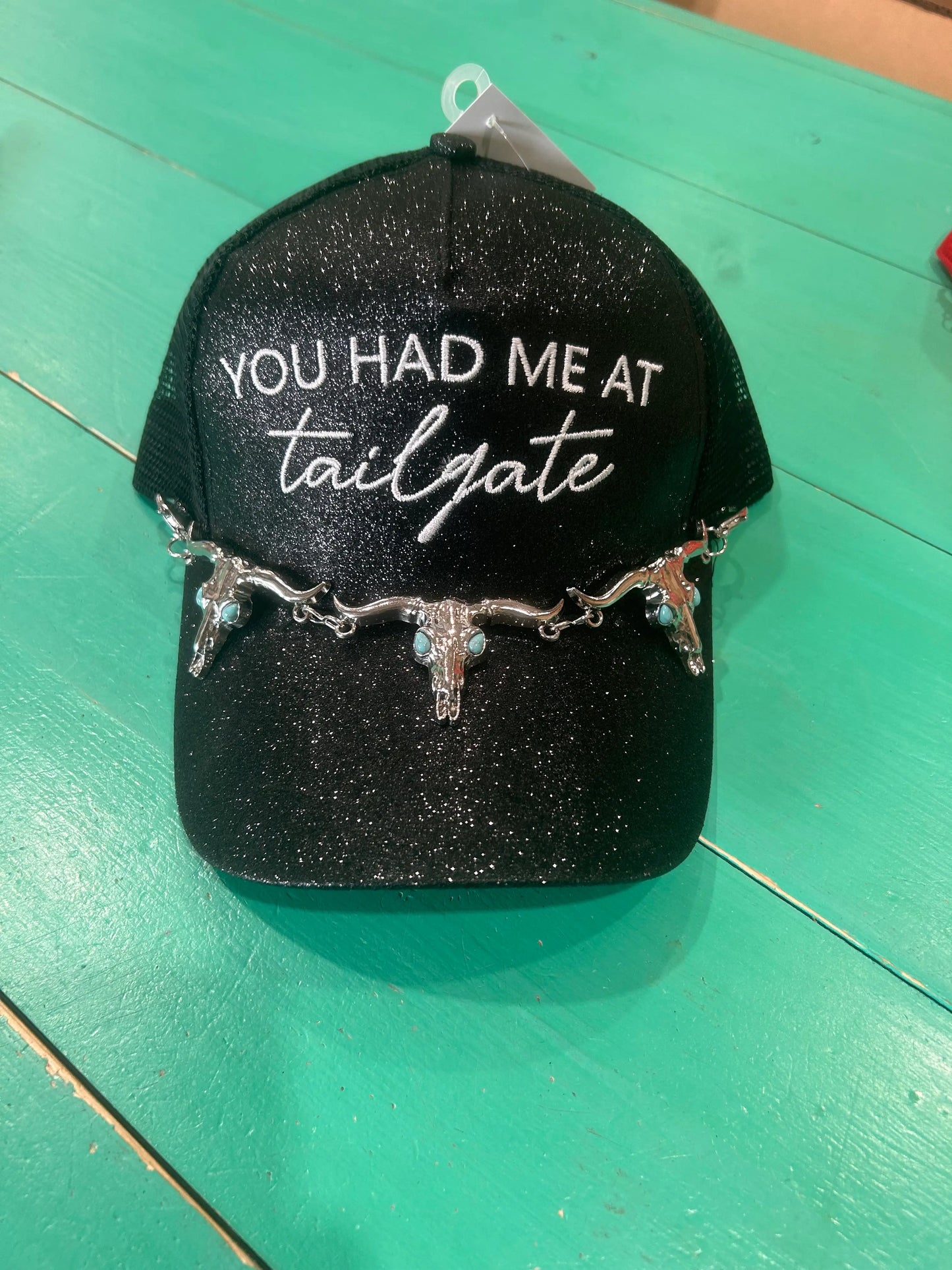 Had me at Tailgate Glitter Cap