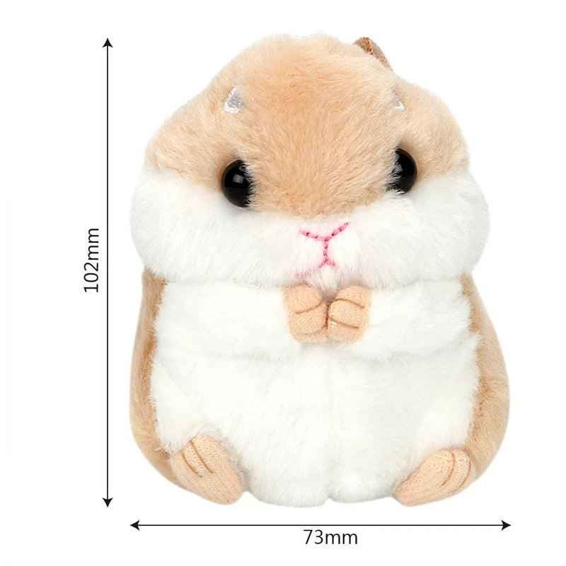 Fluffy Hamster Keychain Charm – Perfect for Bags & Gifts