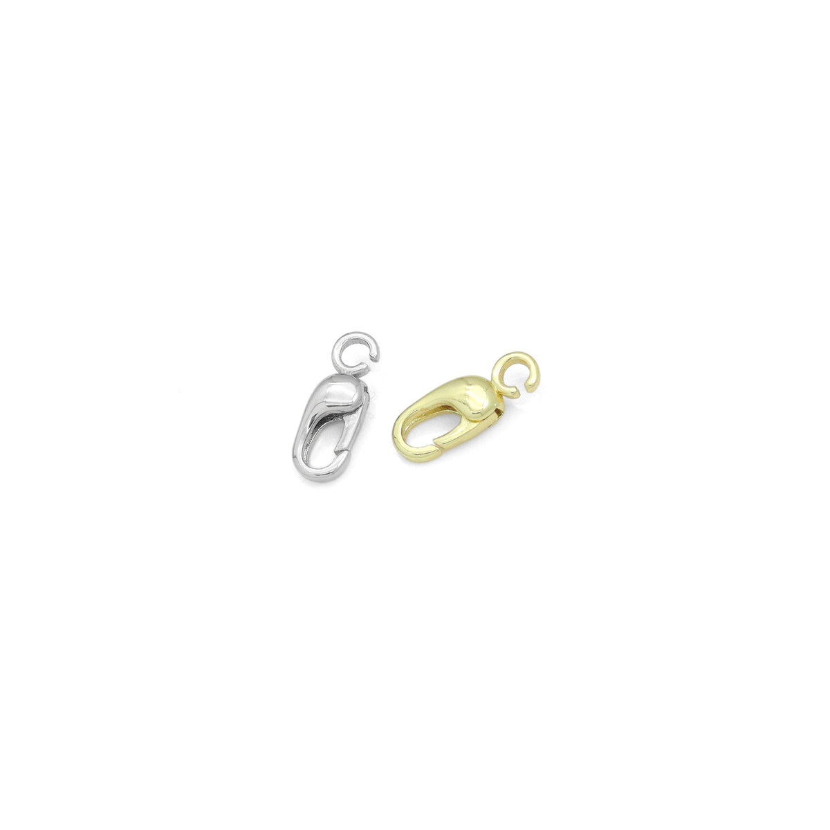 Gold silver Clip on clasp, Removable Bail Charm Pendant Enhancer Clasp, Sku#LX893