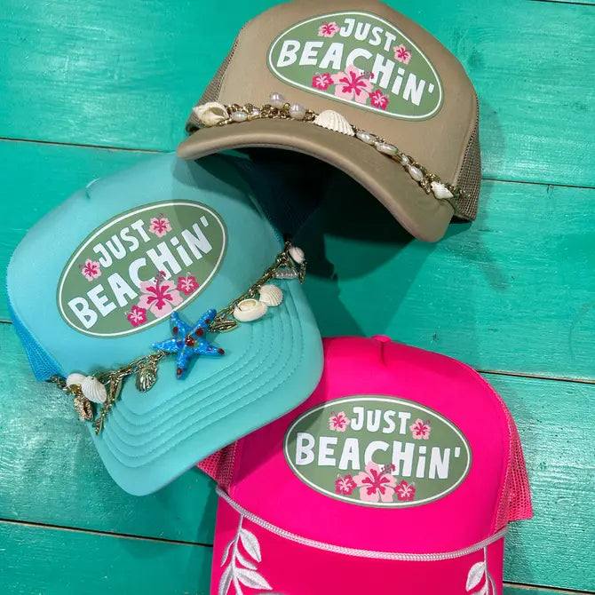 Just Beachin' Trucker Hat