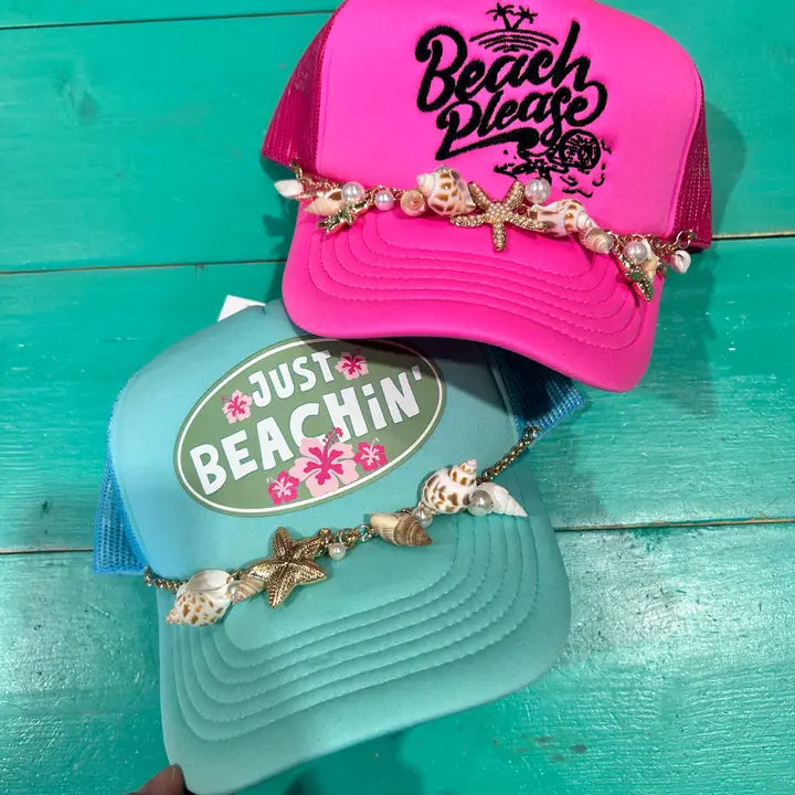 Just Beachin' Trucker Hat