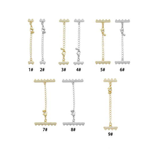 Lobster Clasp for layered necklace bracelet,Detangler Layering Clasp, Sku#LX884