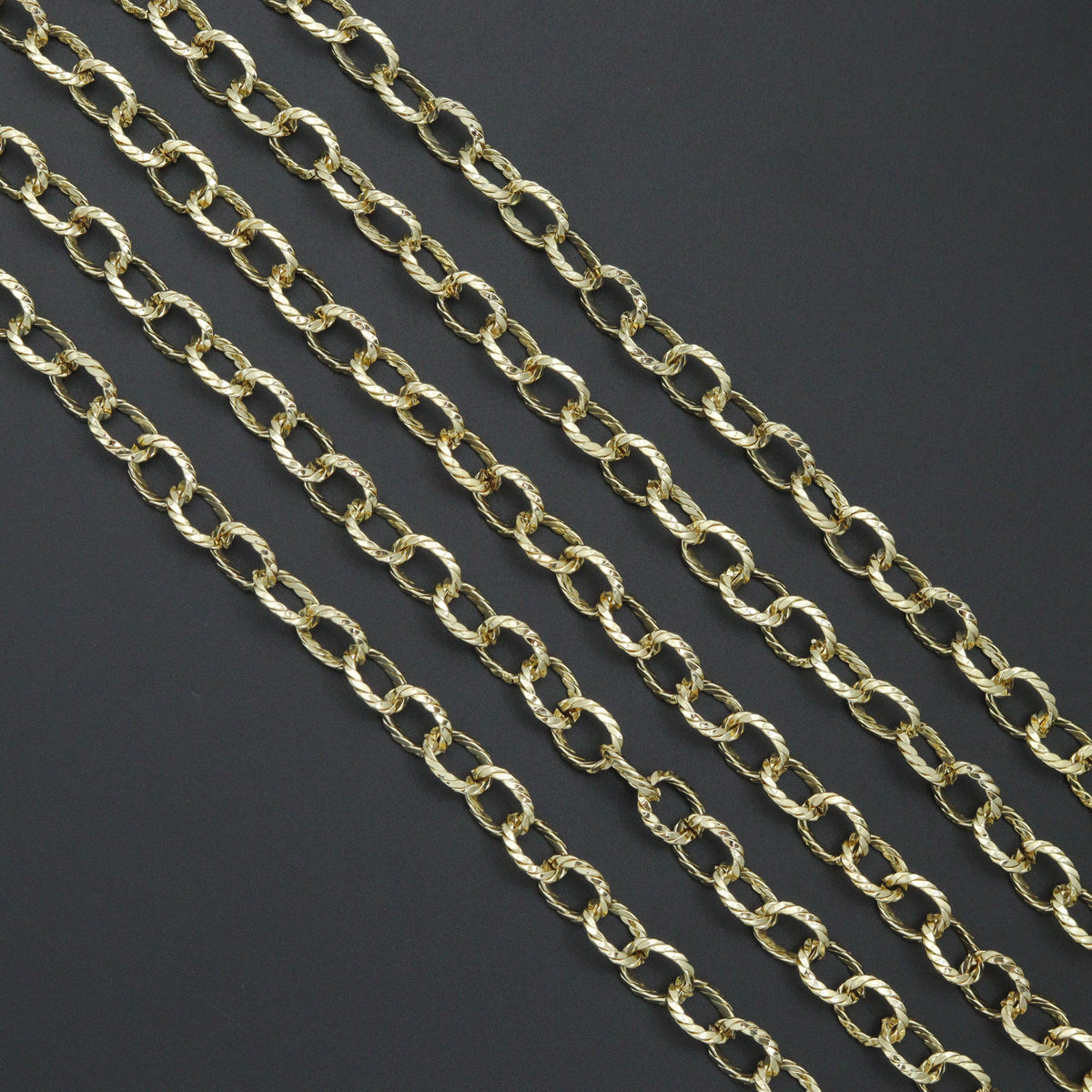 Wholesale Hammerd Large Oval link Chain by FT/Yard, sku#LX900