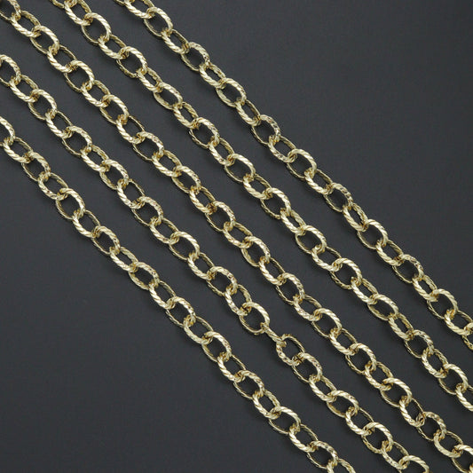 Wholesale Hammerd Large Oval link Chain by FT/Yard, sku#LX900