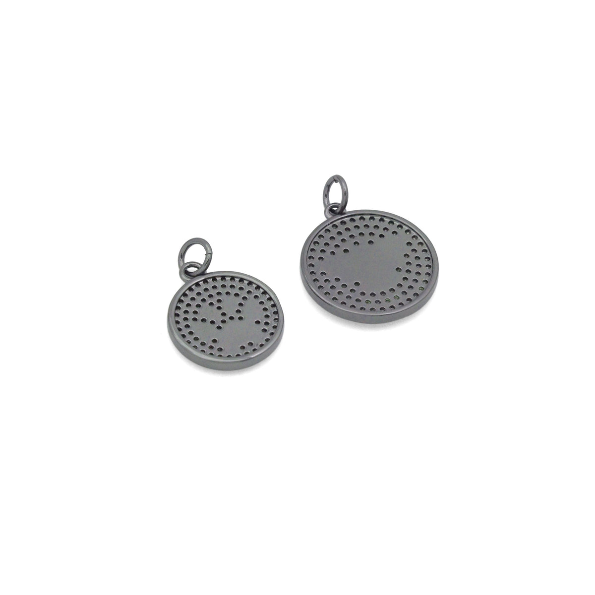 Dual Color Paw Insect bee Coin Charm Pendant, Sku#LX956