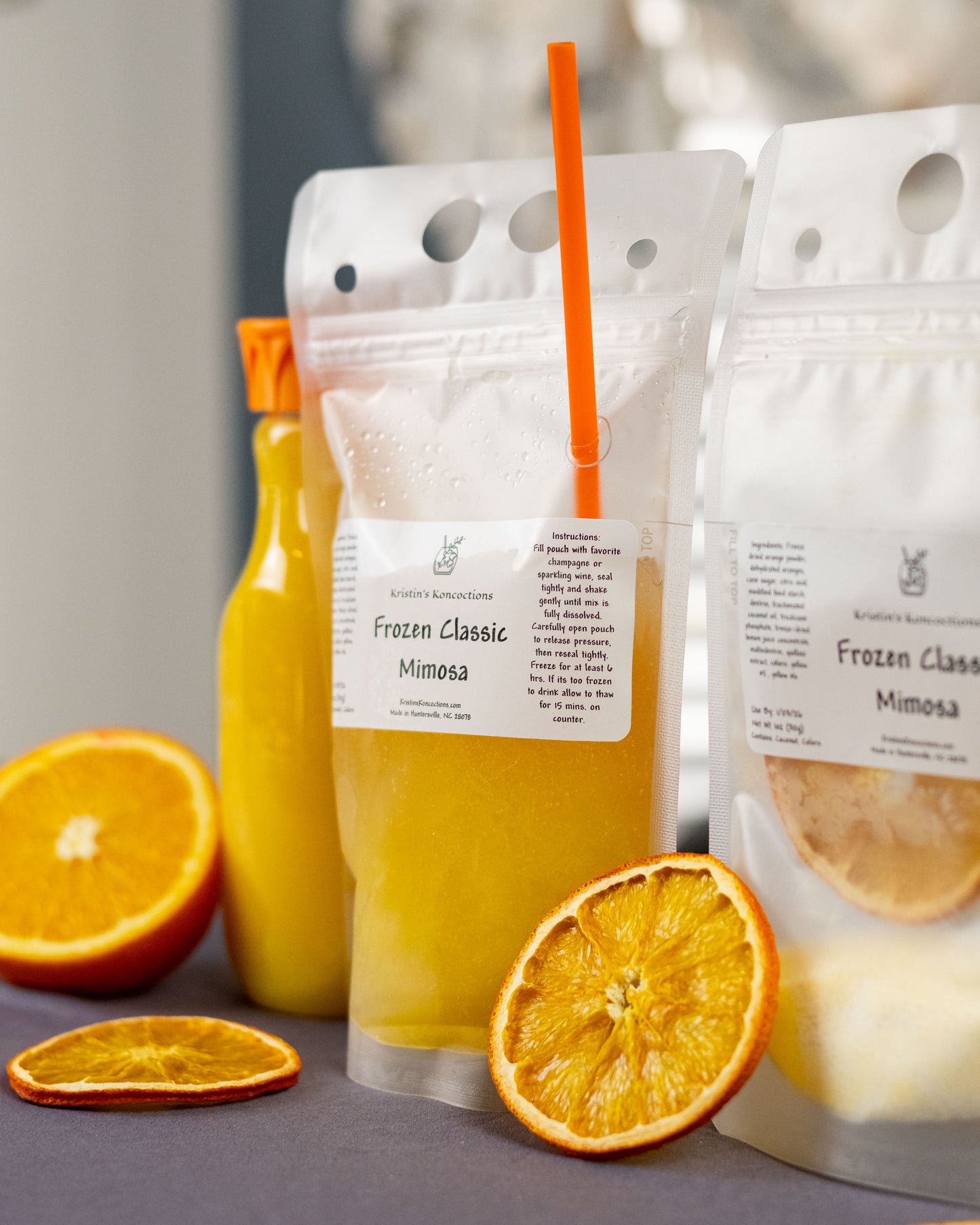 Frozen Mimosa Slushie Pouches