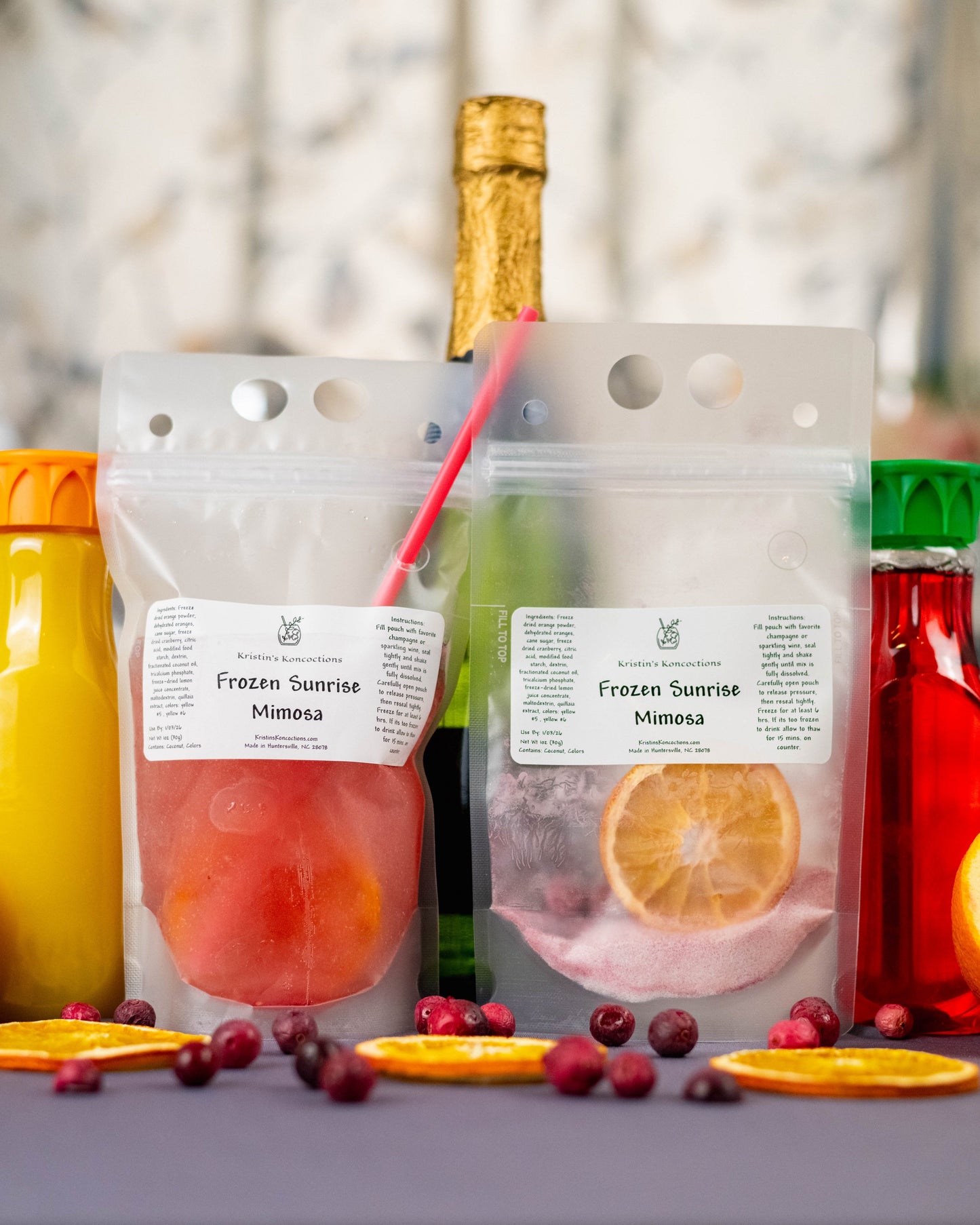 Frozen Mimosa Slushie Pouches