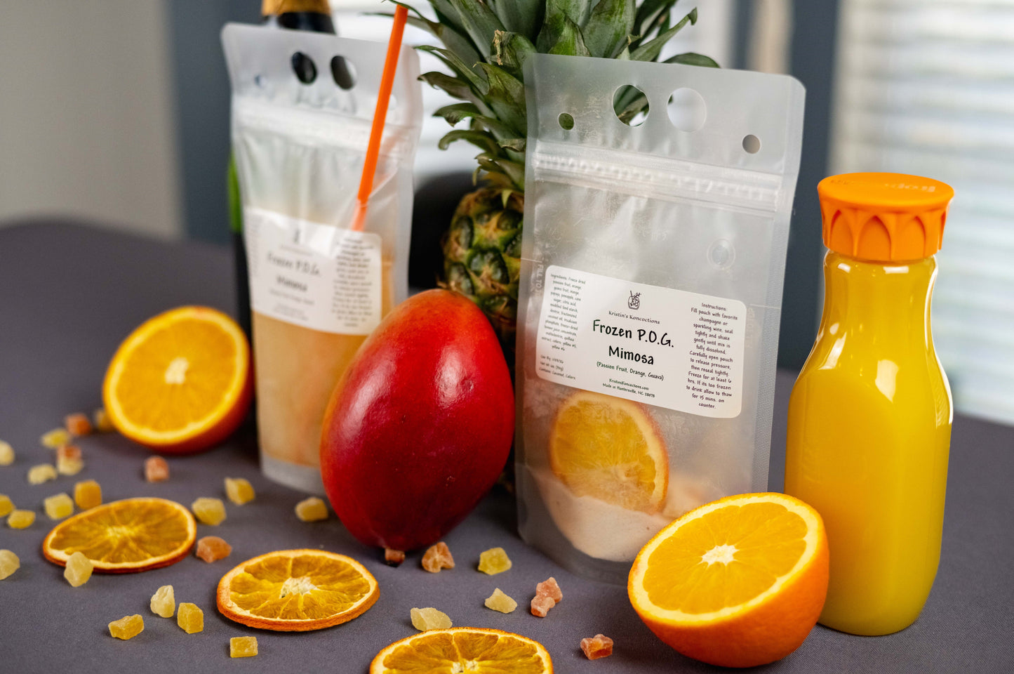 Frozen Mimosa Slushie Pouches