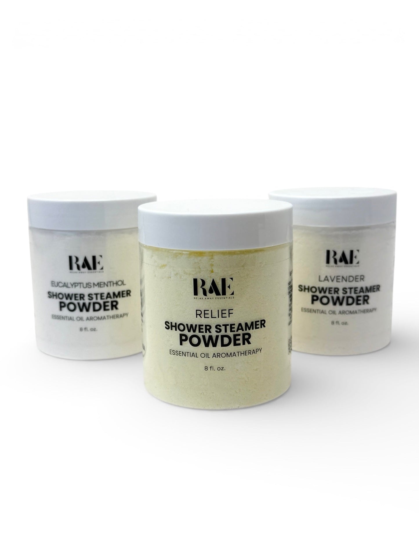 Shower Powder - 8 oz. - Choose Scent - Lavender - Eucalyptus Menthol - Relief -