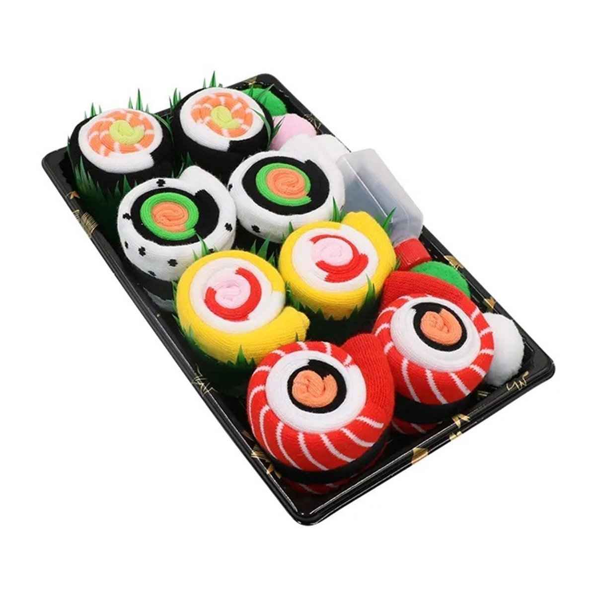 Sushi Socks Gift Set – 4 Pairs of Funny Novelty Socks in Box
