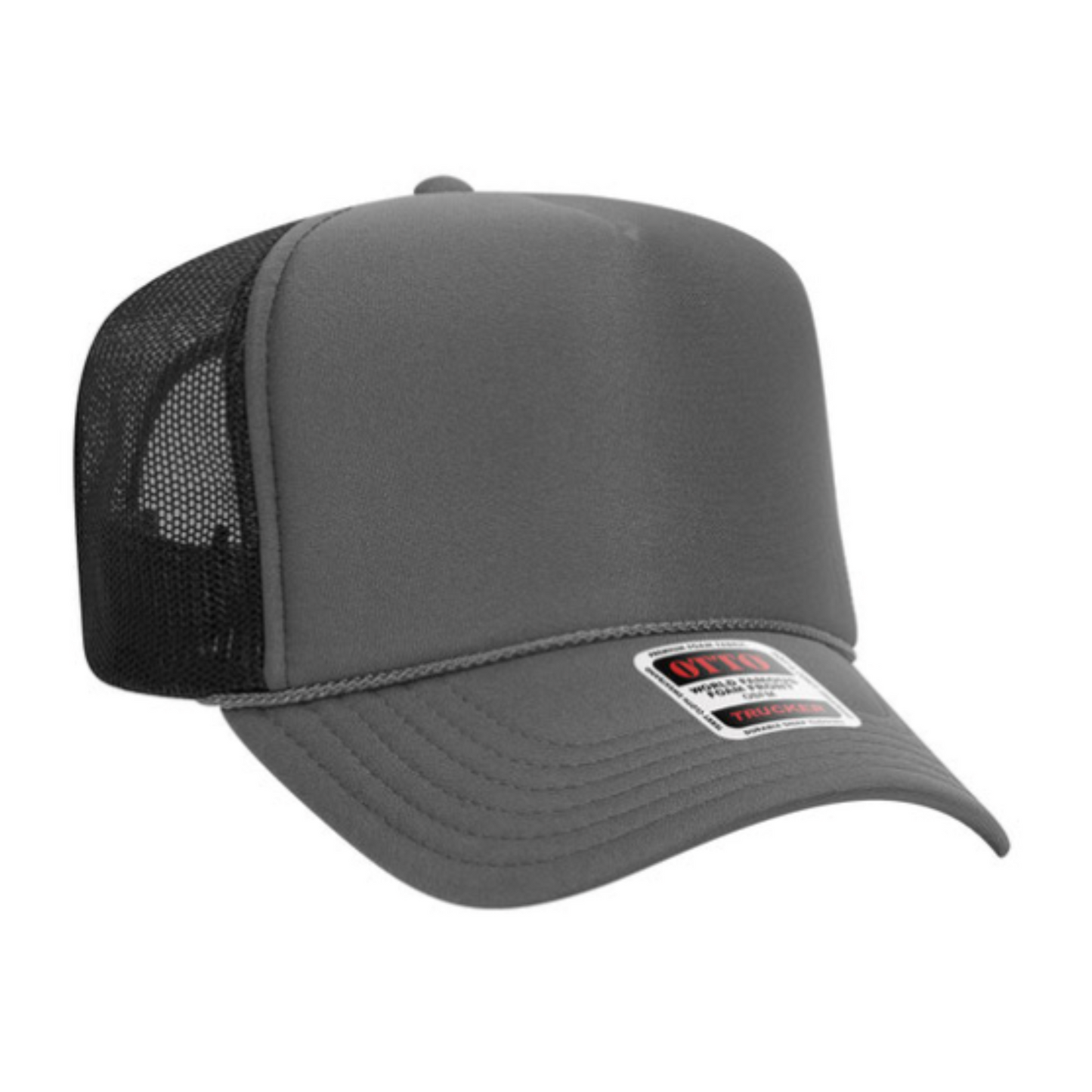BLANK OTTO TRUCKER HAT -  Choose from available Colors (STYLE #: 39-165)