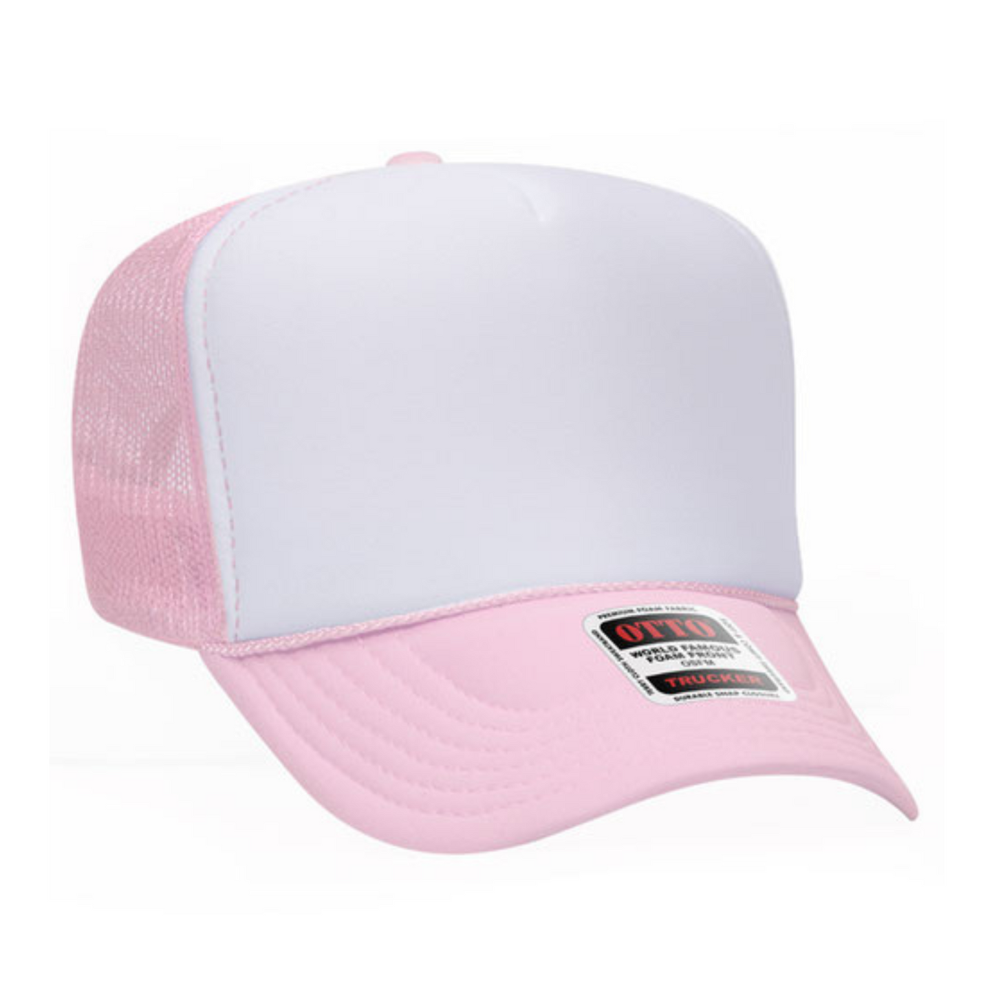 BLANK OTTO TRUCKER HAT -  Choose from available Colors (STYLE #: 39-165)