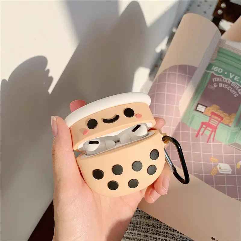 Boba AirPods Case – Protective Cover for 1, 2, 3, or Pro Models
