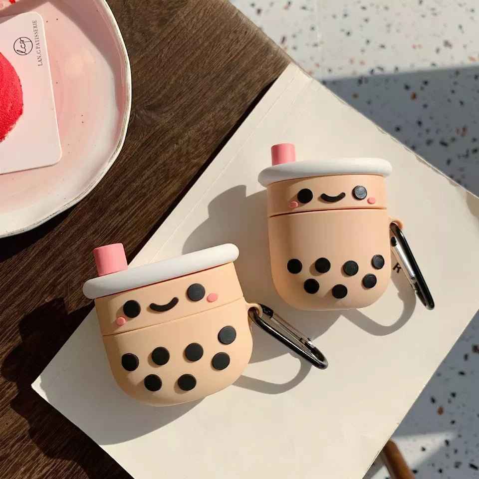 Boba AirPods Case – Protective Cover for 1, 2, 3, or Pro Models