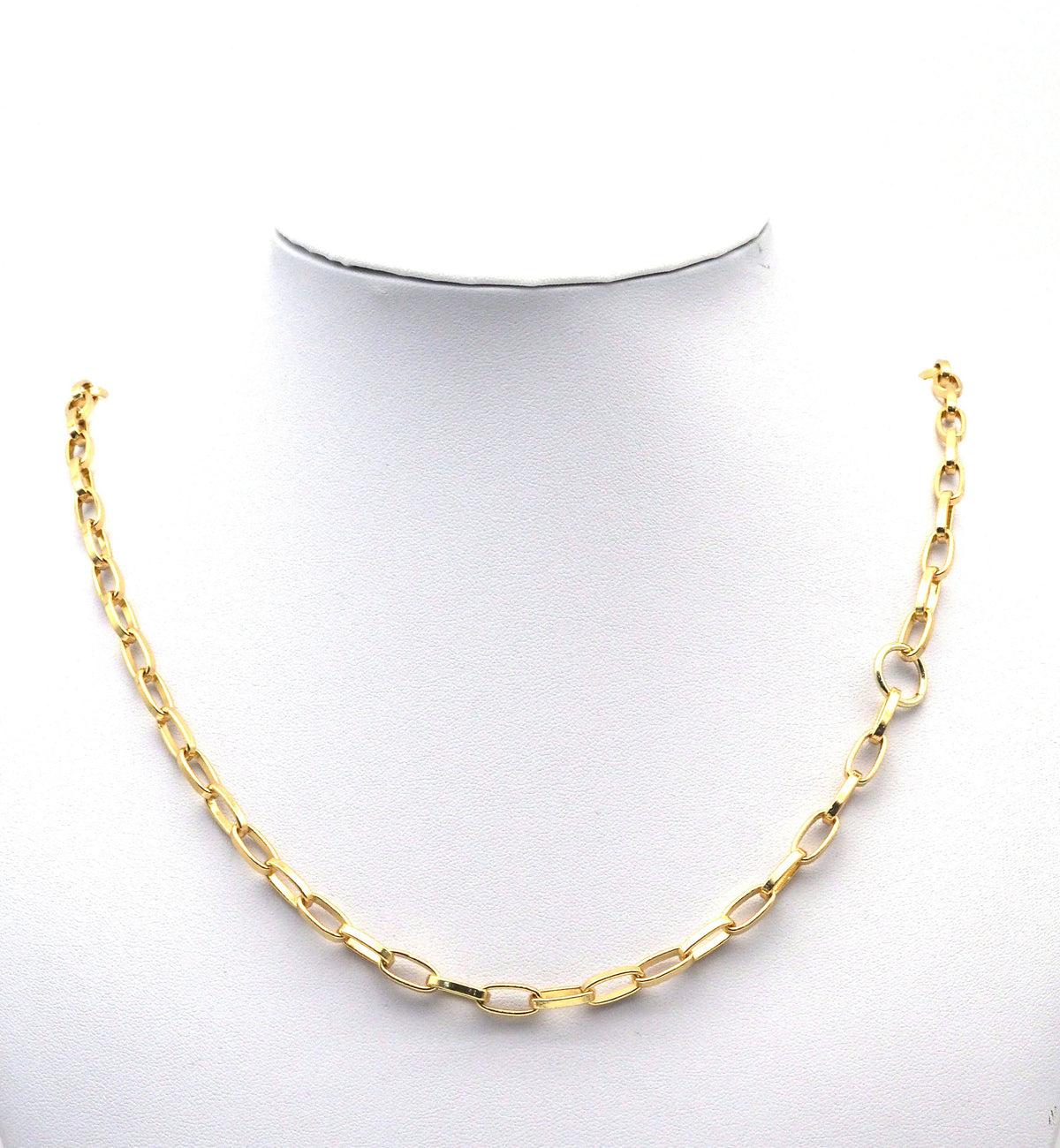 Gold/Silver Thick Jump Ring, Chain Link, Sku#LX135