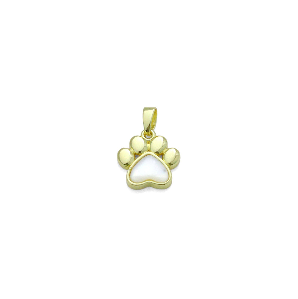 Mother of Pearl Paw claw Charm Pendant, Sku#LX793