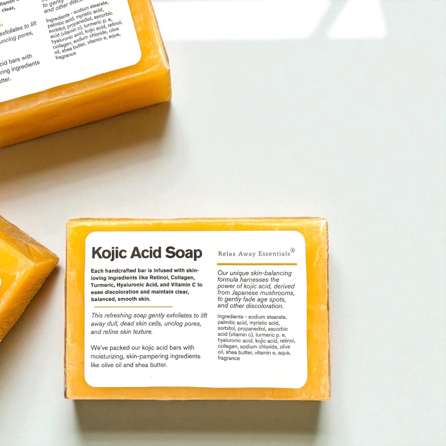 Kojic Acid Soap | Turmeric Soap | Face Soap | Facial Cleanser | Spa Gift | Gift for her | Glow Soap Bar | Mom Gift