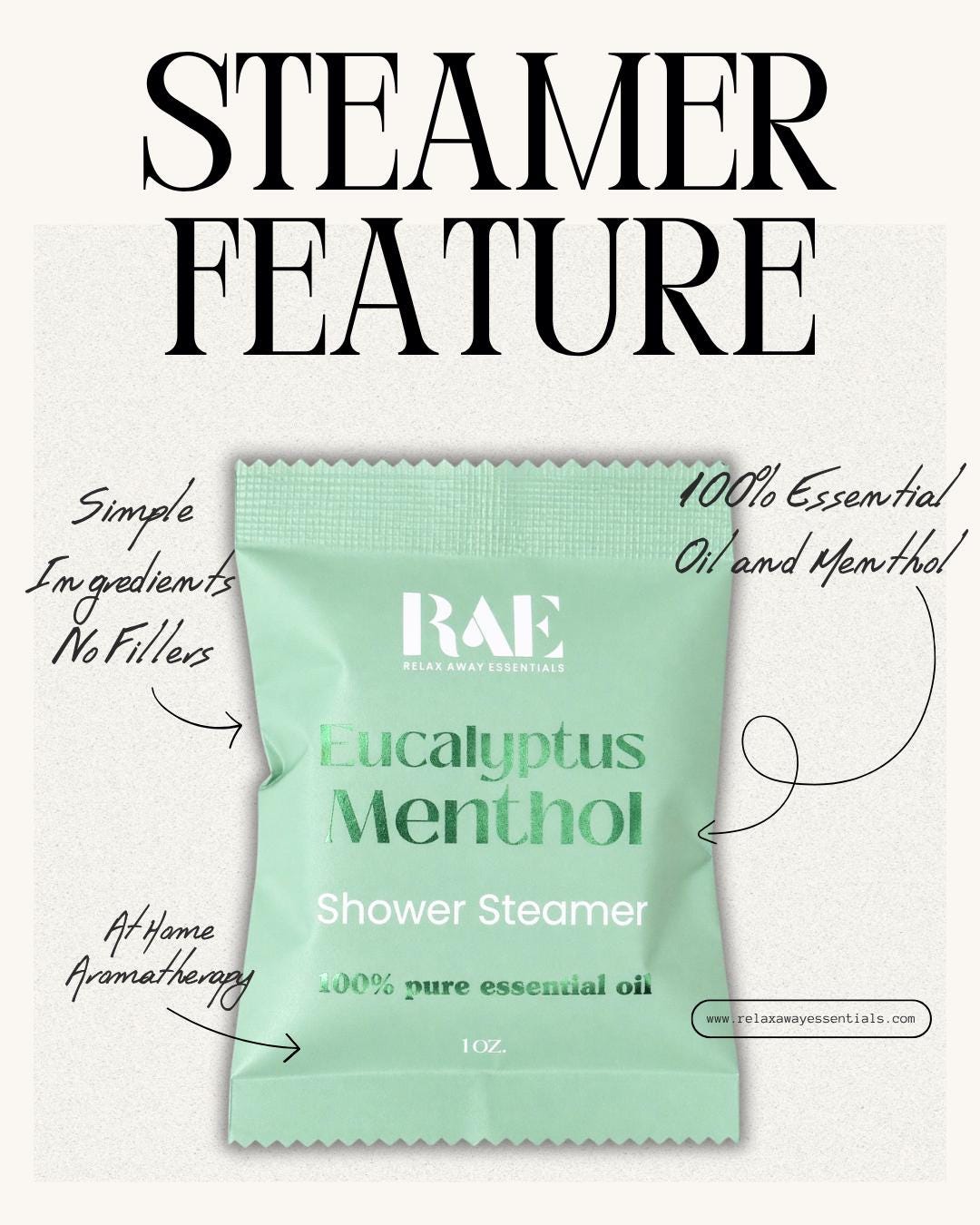 Eucalyptus Menthol Shower Steamers | 6 Pack | Aromatherapy Spa | Fathers Day Gift