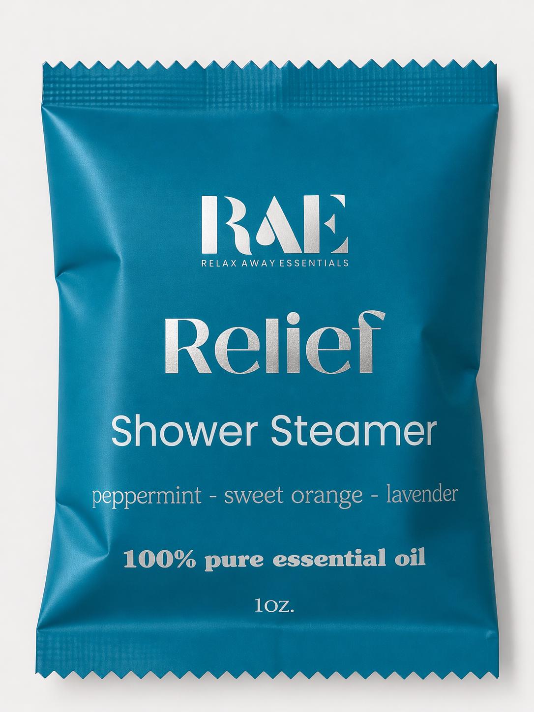 Relief Shower Steamers 6-Pack | Lavender, Peppermint & Orange Aromatherapy | Spa Gift | Relaxing