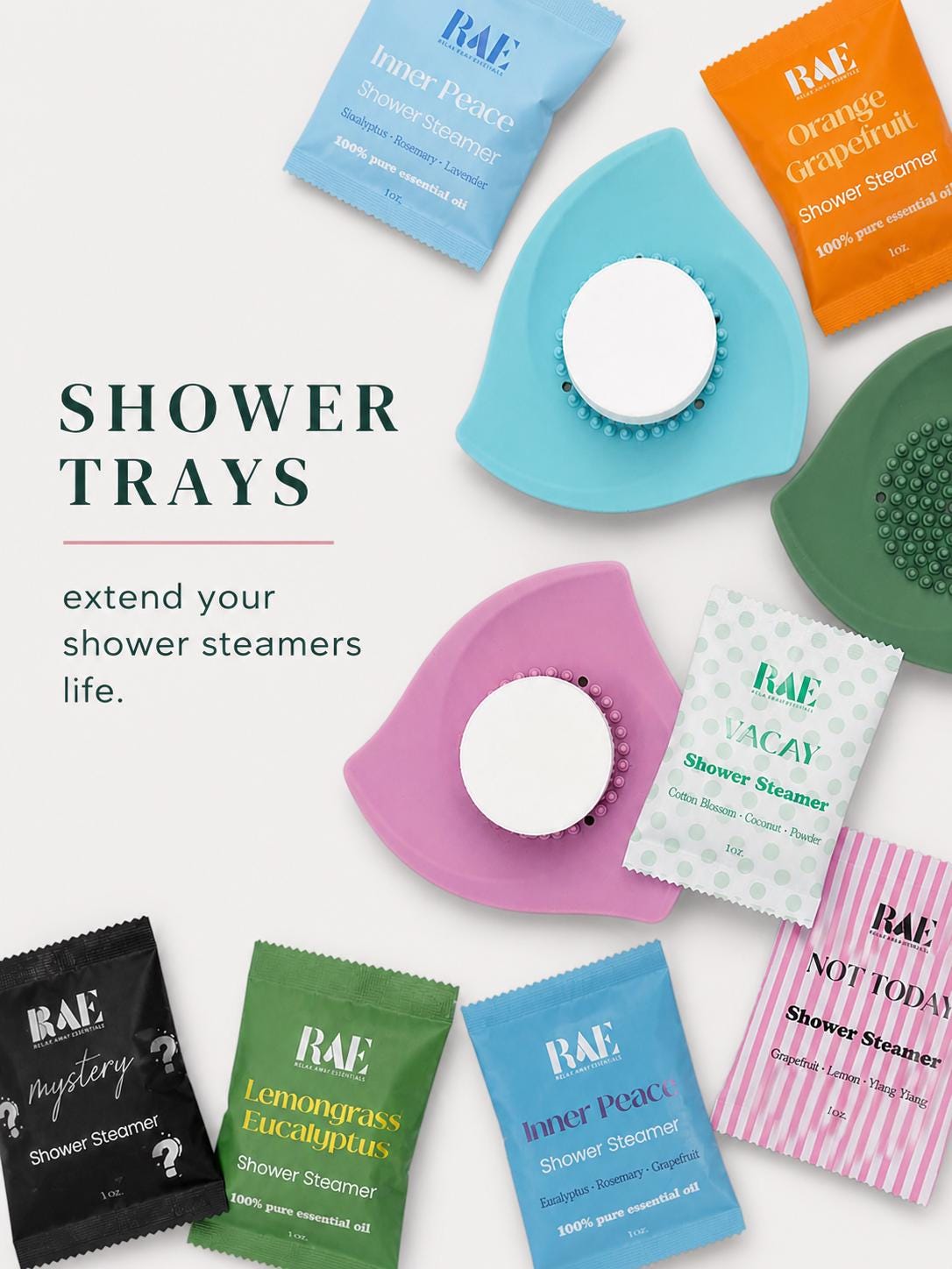 Silicone Shower Steamer Tray | Soap Dish, Spa Gift | Mother's Day Gift