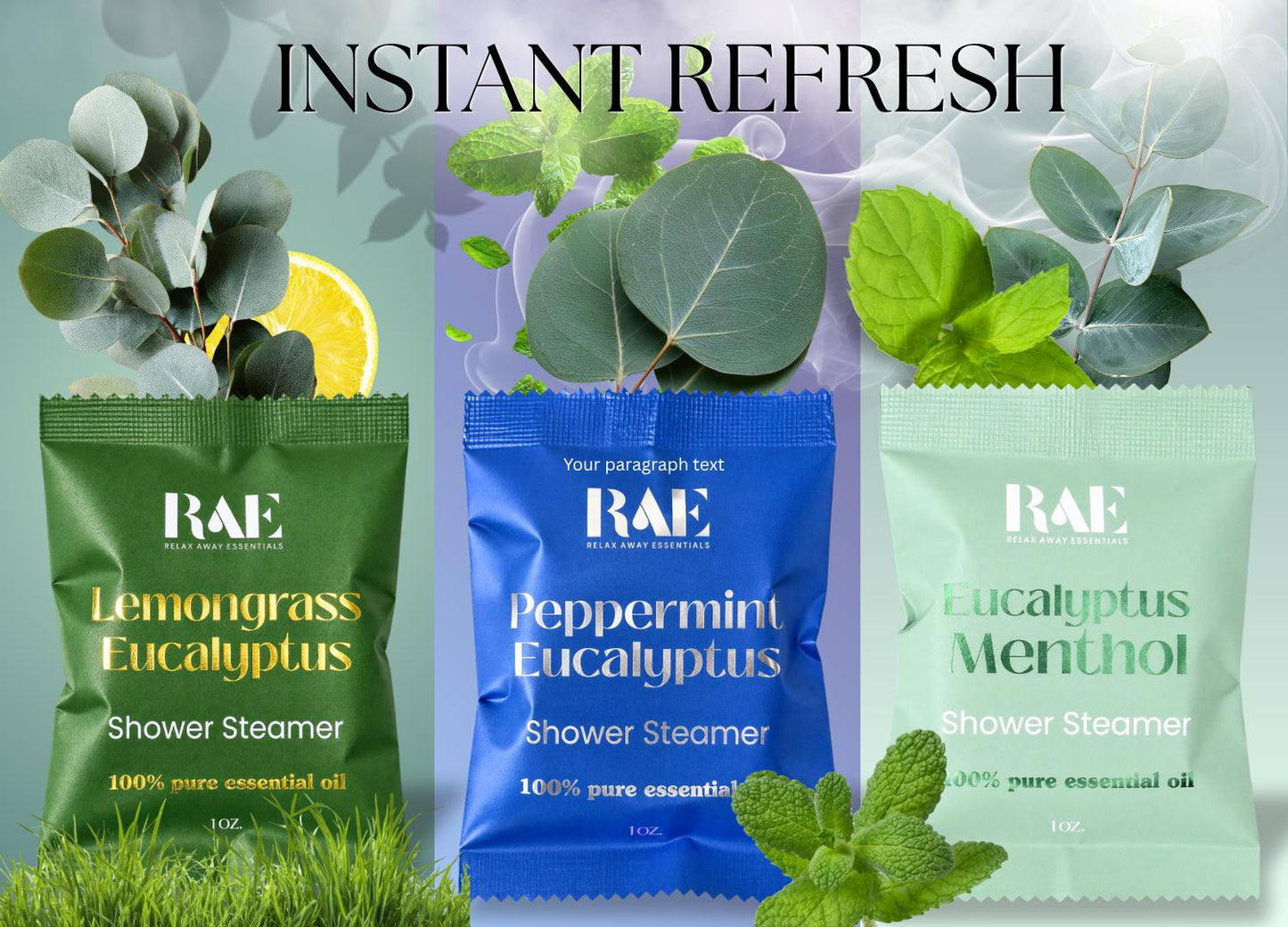 18 Shower Steamers - Wellness Bundle Pack - Aromatherapy - Pure Essential Oils - Spa Gift - Handmade Natural Shower Bombs