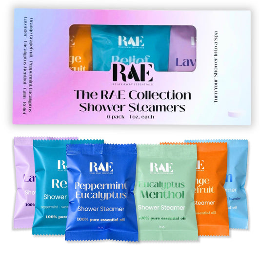 RAE Collection 6-Pack Variety | Aromatherapy Essential Oil | Spa Gift | Breathe | Relax