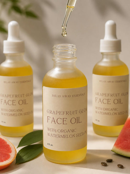 Grapefruit Glow Face Oil | Watermelon Seed, Jojoba - 2 oz