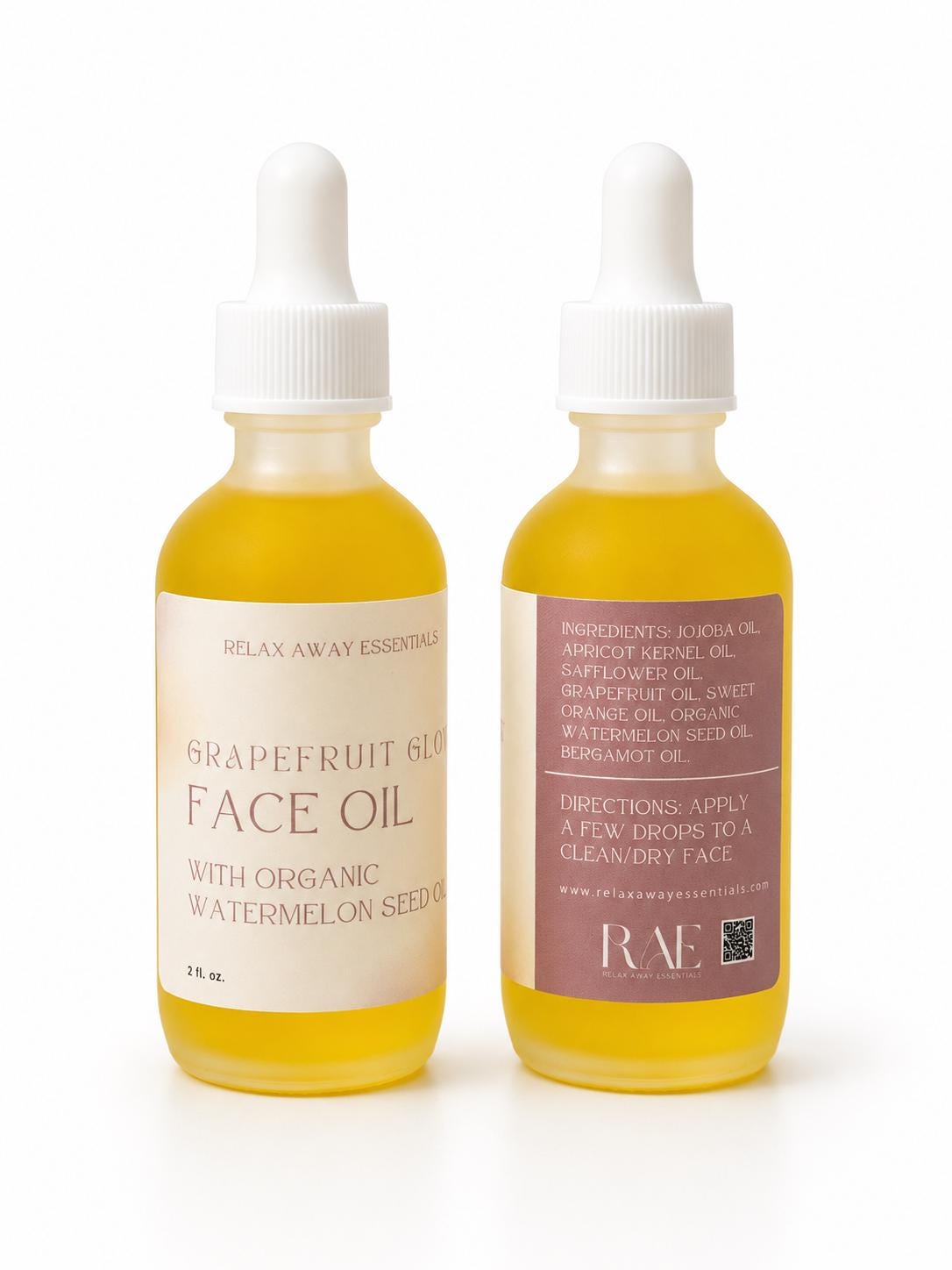 Grapefruit Glow Face Oil | Watermelon Seed, Jojoba - 2 oz