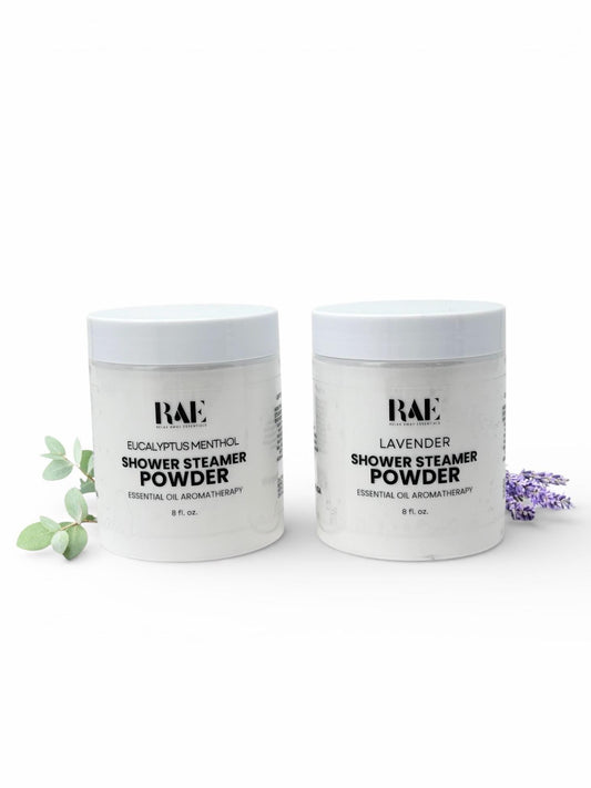Aromatherapy Shower Powder 6 oz | Eucalyptus, Lavender Essential Oils | Spa Shower Steamer Dust | Wellness Gift | Mothers day gift