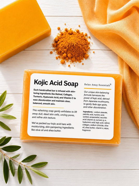 Kojic Acid Soap | Turmeric Soap | Face Soap | Facial Cleanser | Spa Gift | Gift for her | Glow Soap Bar | Mom Gift