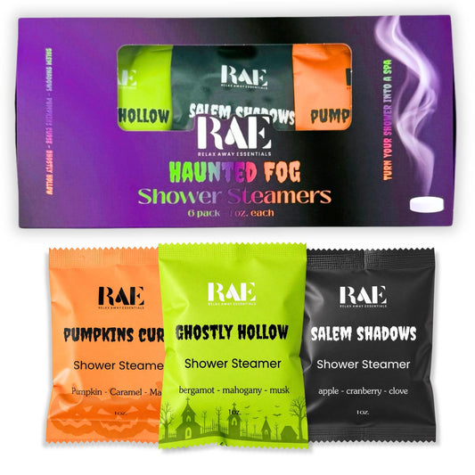 Haunted Fog Shower Steamers 6 Pack - Halloween Shower Steamers - Fall - Autumn - Spa Gift - Aromatherapy