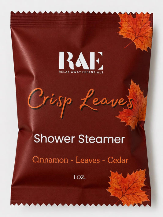 Crisp Leaves Shower Steamer | Single | Aromatherapy | Fall Autumn | Spa Gift