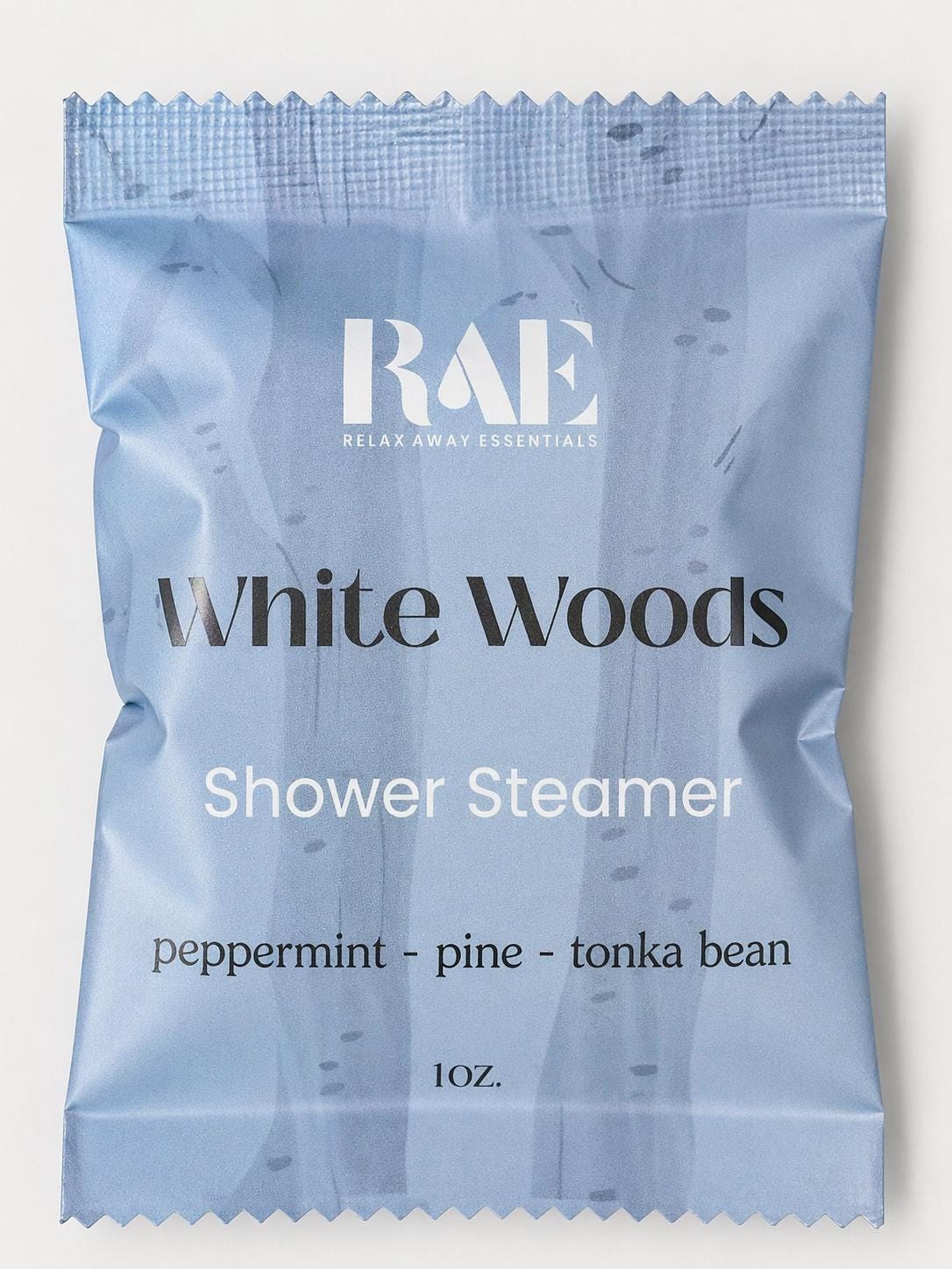 White Woods Shower Steamer | Peppermint and Pine | Spa Gift | Christmas Gift | Holiday Spa | Stocking Stuffer