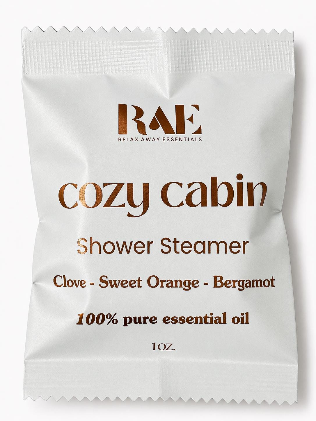 Cozy Cabin Shower Steamer | Clove, Sweet Orange, Bergamot Essential Oils | Aromatherapy | Autumn | Fall