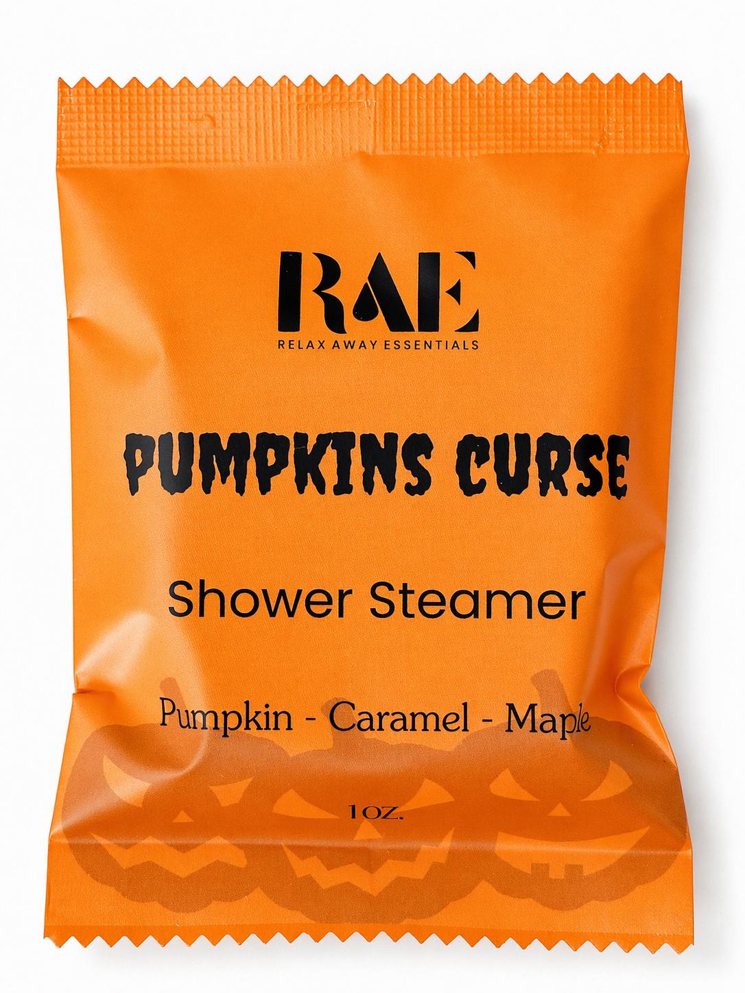Pumpkins Curse Shower Steamer | Fall Autumn Spa Gift | Halloween