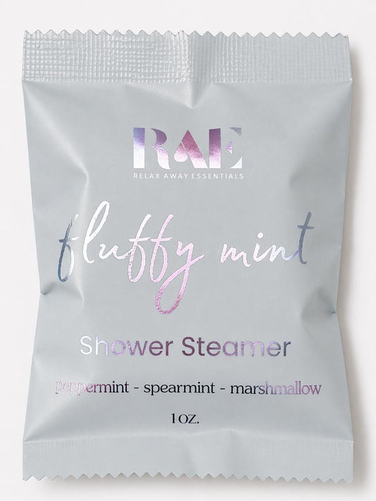 Fluffy Mint Shower Steamer | Lavender and Peppermint | Spa Gift | Holiday Stocking Stuffer
