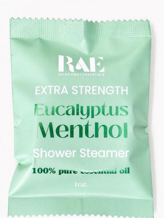 Extra Strength Eucalyptus Menthol Shower Steamer | Spa Gift | Breathe | Strongly Scented | Pure Essential Oil