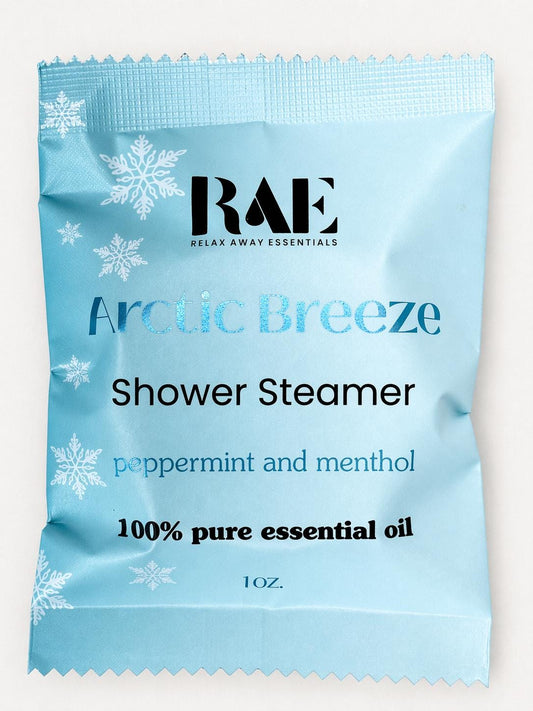 Arctic Breeze Shower Steamer | Peppermint Menthol | Relief | Breathe | Aromatherapy | Essential Oil