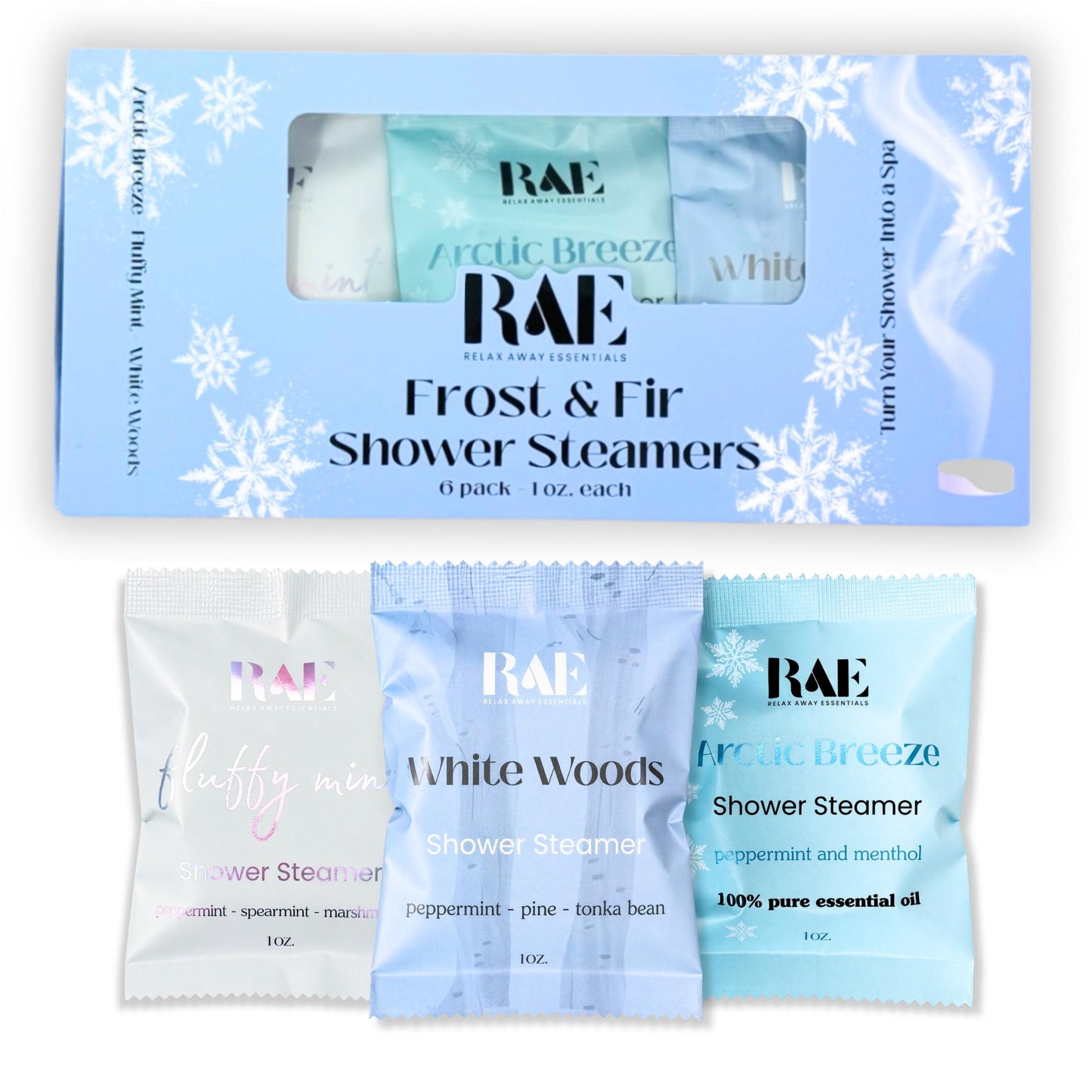 18 Shower Steamers | Holiday Bundle Shower Steamers | Spa Gift | Stocking Stuffer | Christmas Holiday Gift