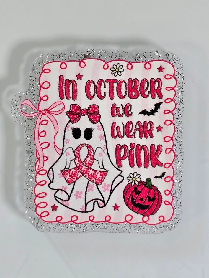 Bogg Bag Charms - In October We Wear Pink