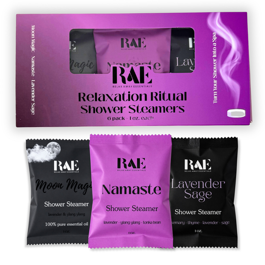 Relaxation Ritual Shower Steamers 6 Pack | Lavender Variety Pack - Spa