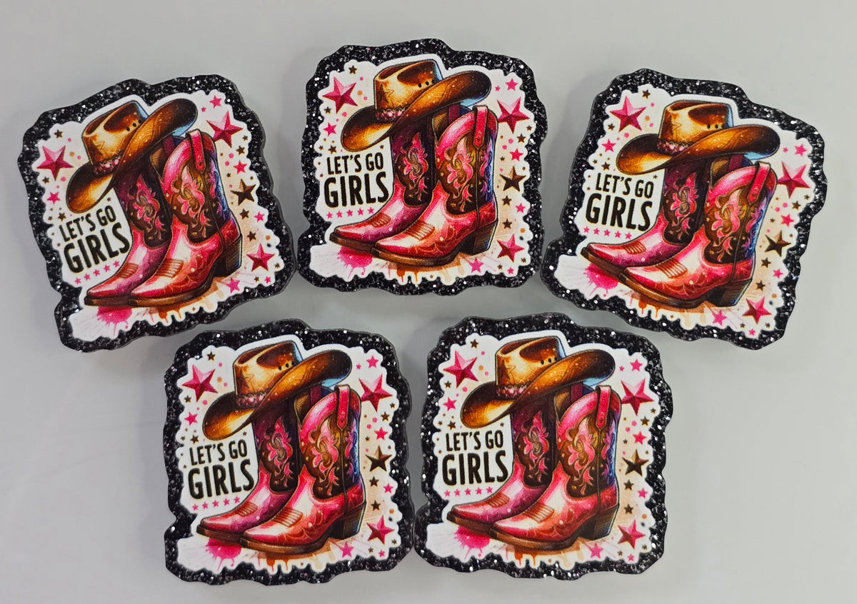 Lets Go Girls Bogg Bag Charm