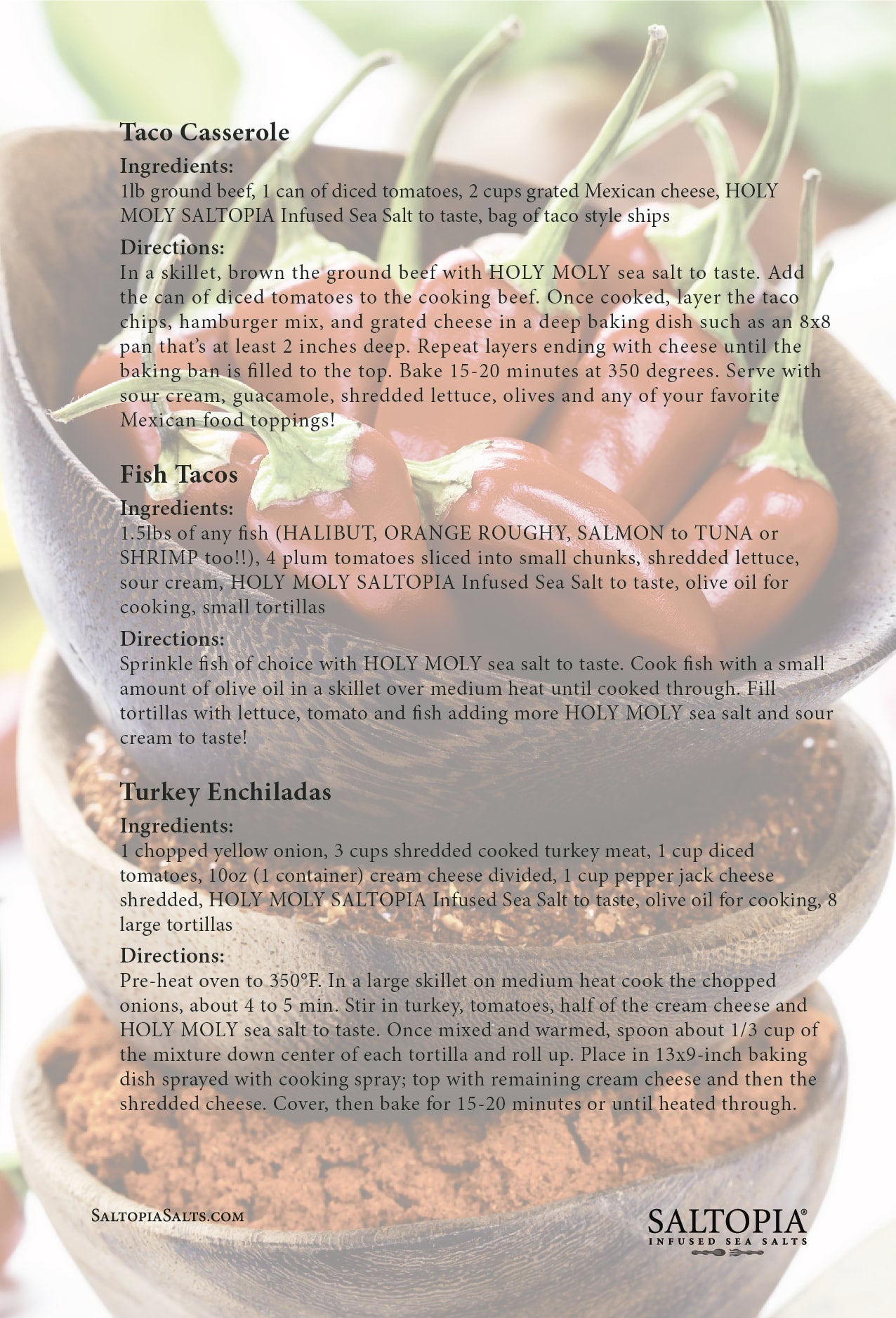Taco Seasoning: HOLY MOLY