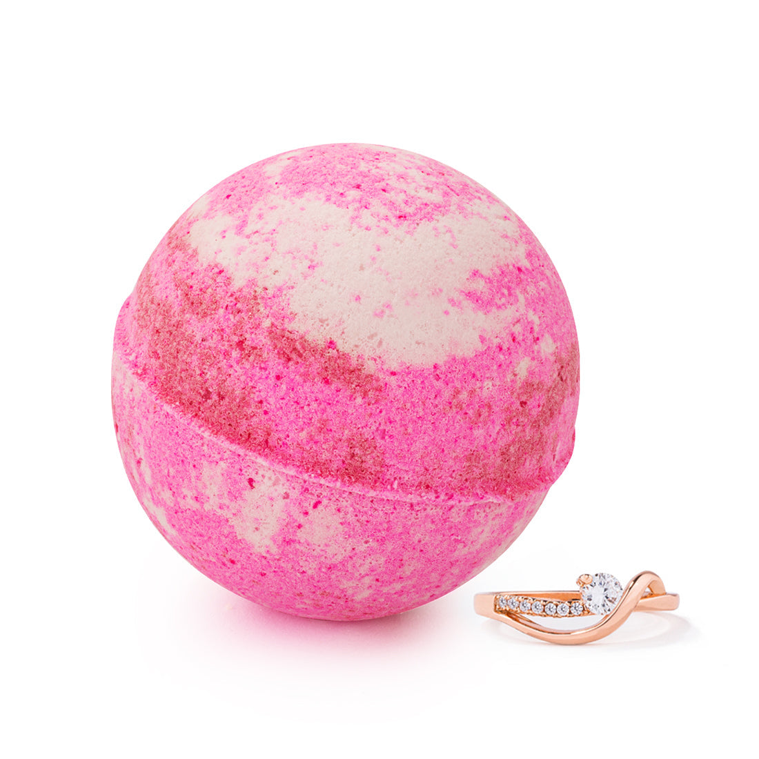 Summer Strawberry Jewelry Bath Bomb