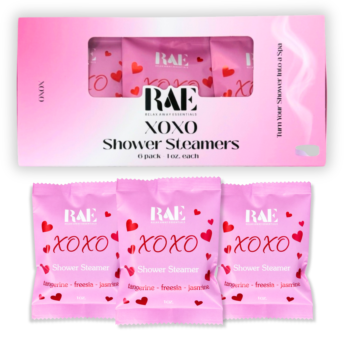 XOXO Shower Steamers 6 Pack - Freesia and Lilac