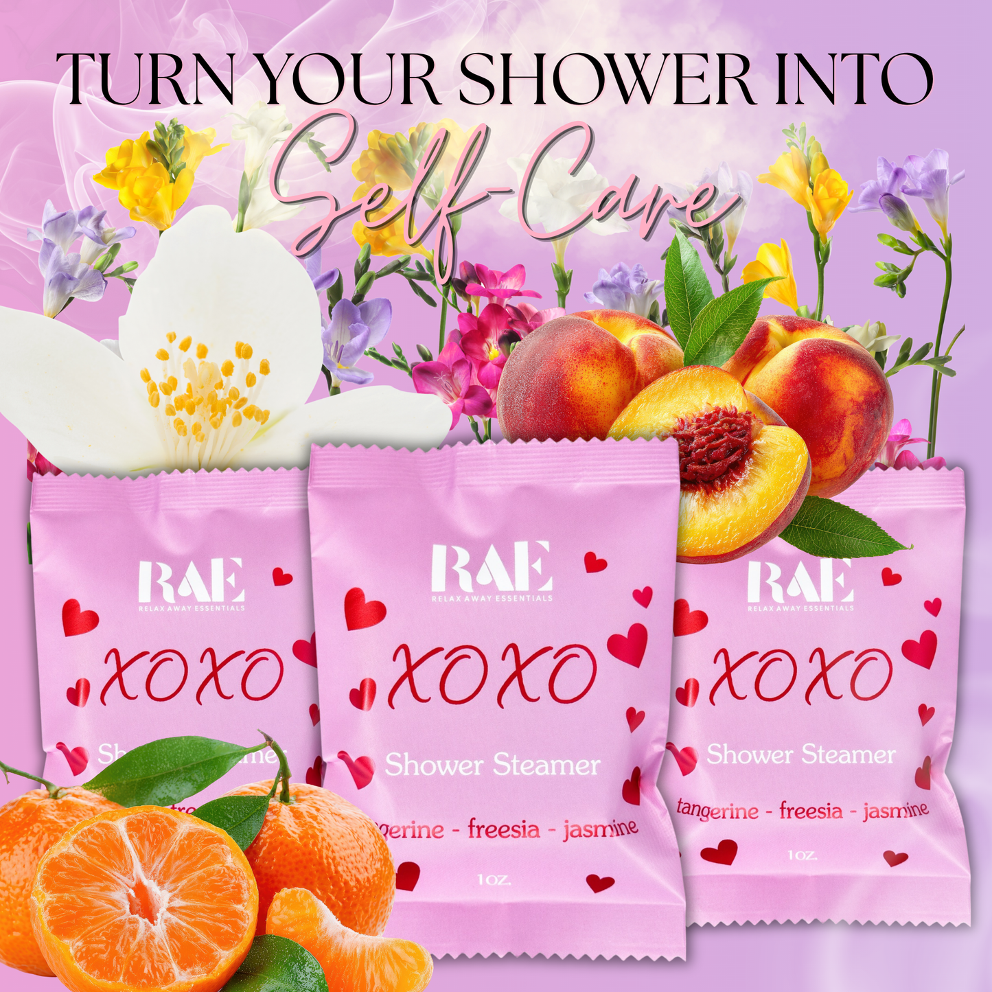 XOXO Shower Steamers 6 Pack - Freesia and Lilac